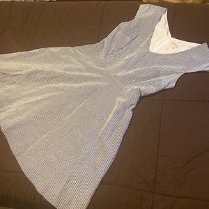 Merona Striped A Line Dress